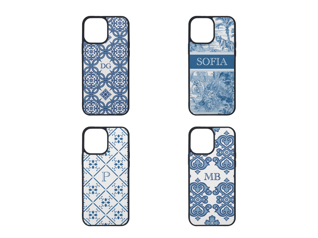 Azure Opulence Phone Case – Blossom-U Azure Opulence Phone Case – Blossom-U