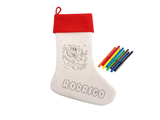 Color Your Own Christmas Stocking Kit