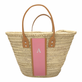 Palm Straw Basket Bag